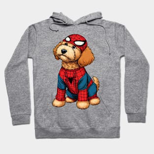 Doodle Dog Comic Book Superhero Hoodie